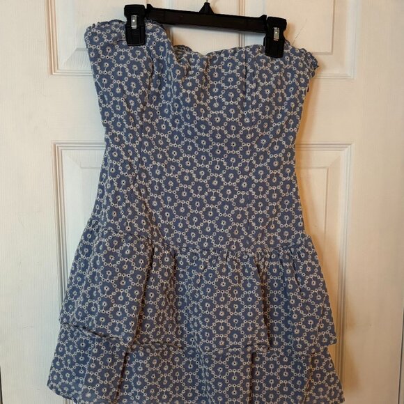 Gail Strapless Eyelet Drop Waist Dress-OG PRICE 60-AT LOWEST SUGGESTED LISTING - Picture 2 of 6